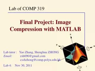 Lab of COMP 319