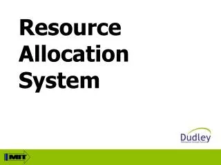 Resource Allocation System