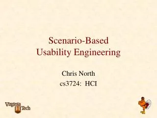 Scenario-Based Usability Engineering