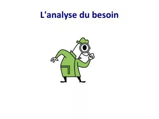 l analyse du besoin