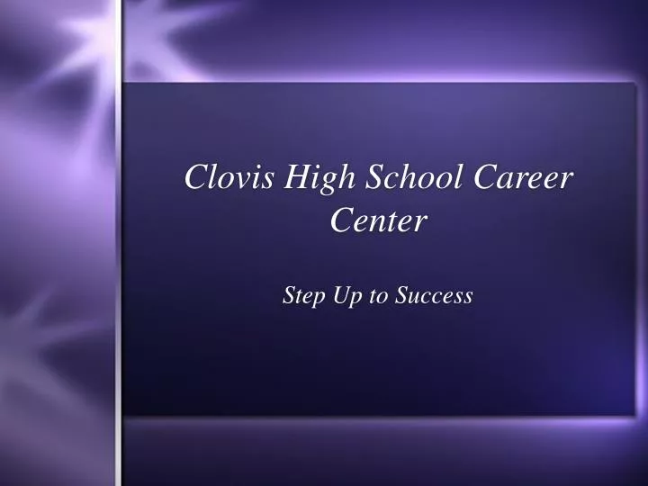 clovis high school career center