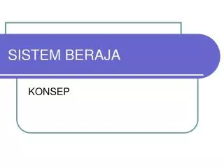 sistem beraja