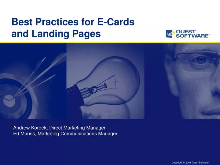 best practices for e cards and landing pages