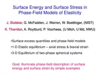Surface Energy and Surface Stress in Phase-Field Models of Elasticity