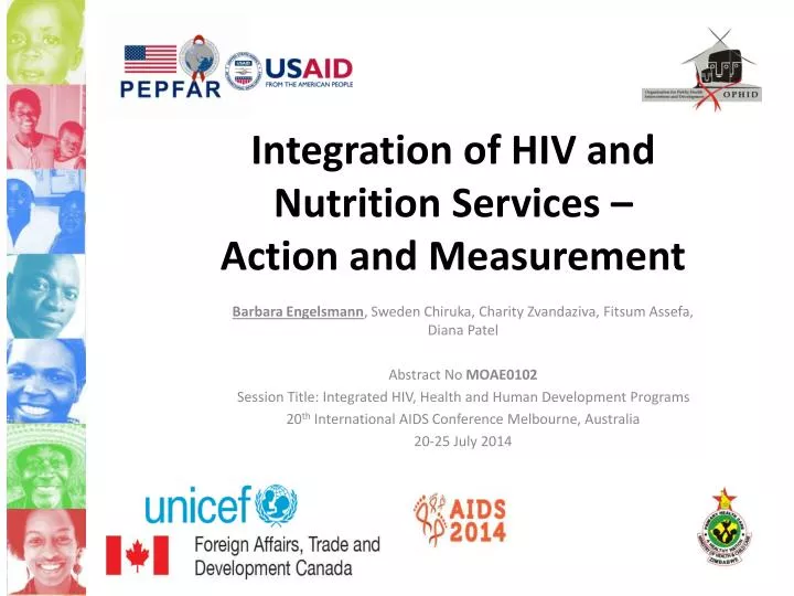 integration of hiv and nutrition services action and measurement
