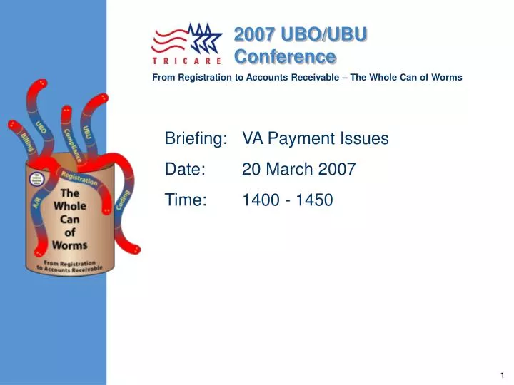 briefing va payment issues date 20 march 2007 time 1400 1450