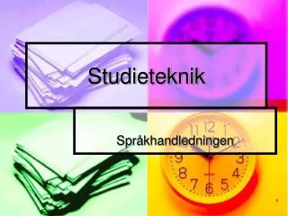 studieteknik
