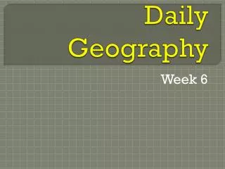 Daily Geography