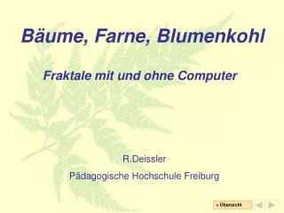 b ume farne blumenkohl