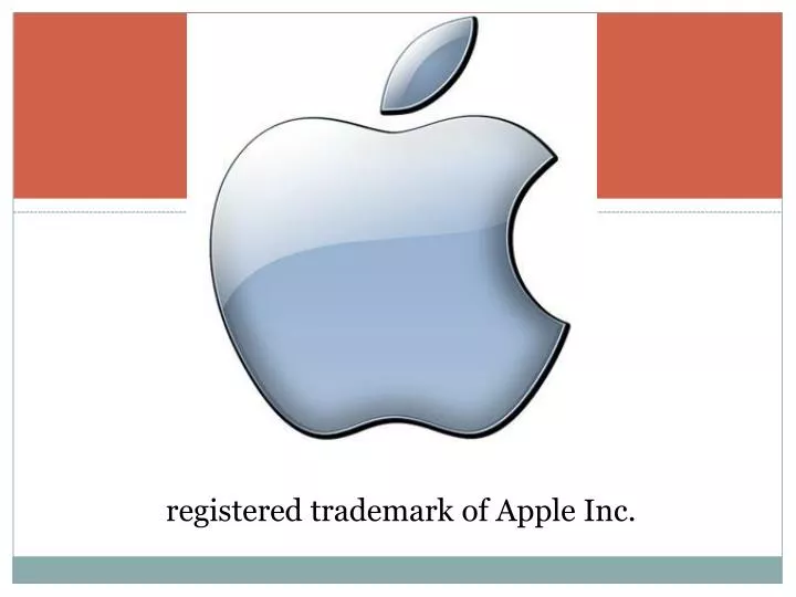 registered trademark of apple inc