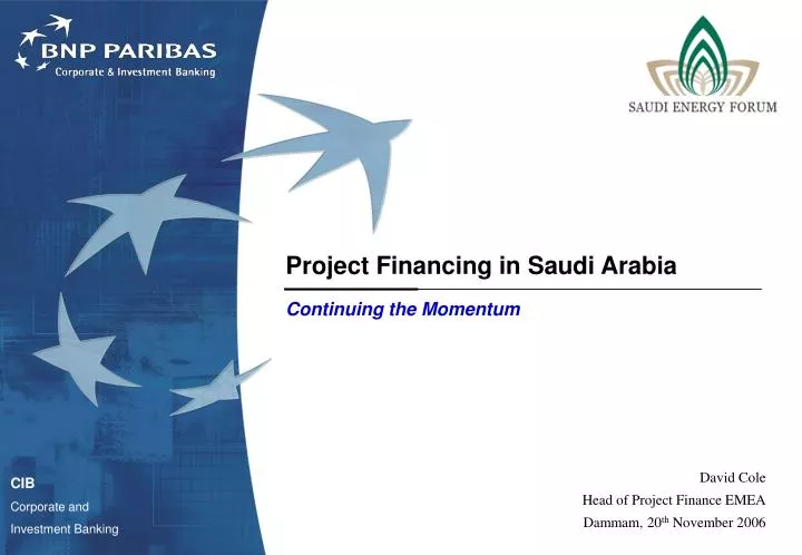 project financing in saudi arabia