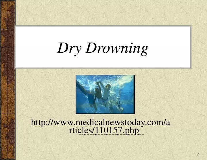dry drowning