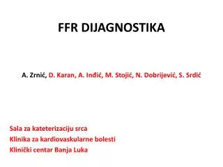 ffr dijagnostika