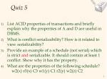 Quiz 5 - slide 1