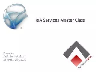 RIA Services Master Class