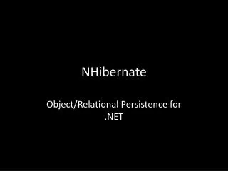 NHibernate