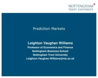 Prediction Markets
