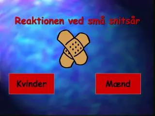 reaktionen ved sm snits r