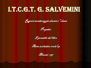 i t c g t g salvemini