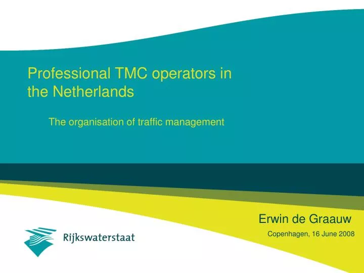 professional tmc operators in the netherlands