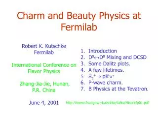 Charm and Beauty Physics at Fermilab