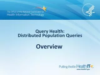 Query Health: Distributed Population Queries