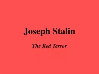 Joseph Stalin