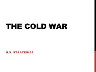 the cold war