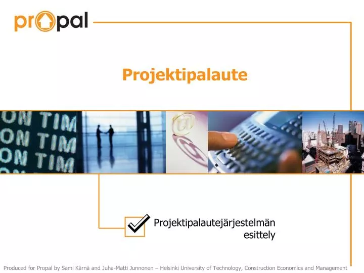 projektipalaute