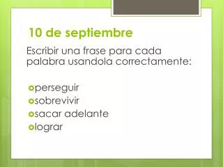 10 de septiembre