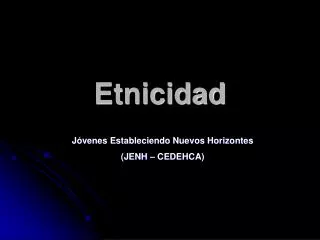 etnicidad