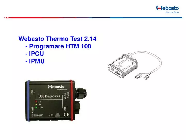 webasto thermo test 2 14 programare htm 100 ipcu ipmu