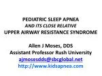 OBSTRUCTIVE SLEEP APNEA IN CHILDREN IS A SERIOUS PROBLEM - slide 1