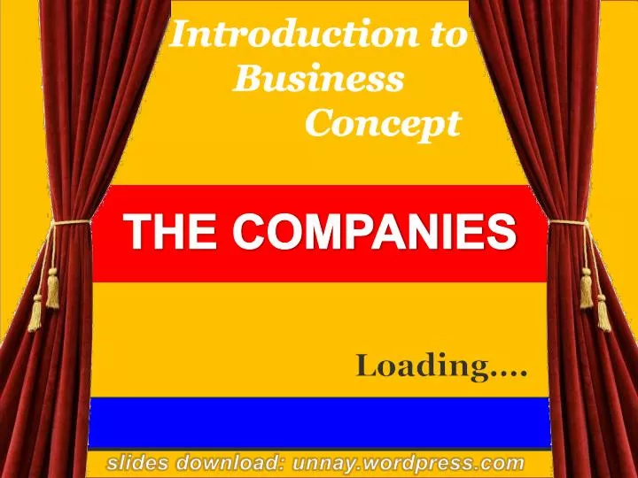 introduction to business concept