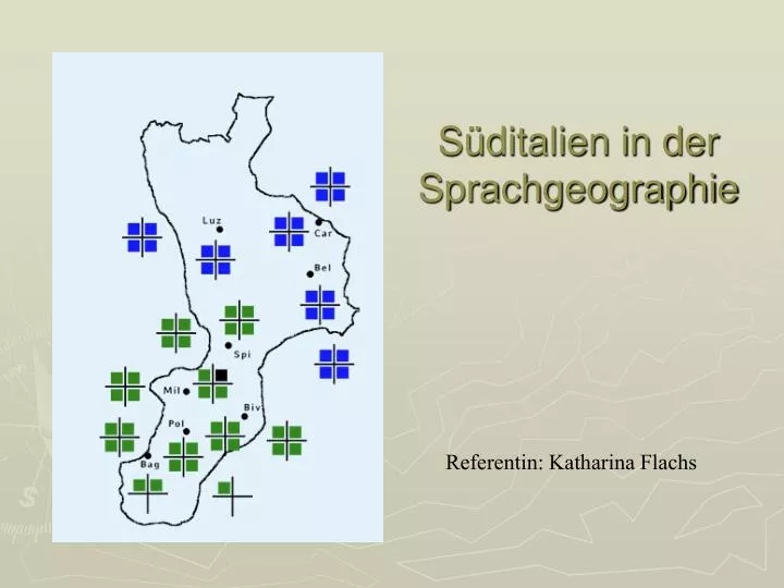 s ditalien in der sprachgeographie