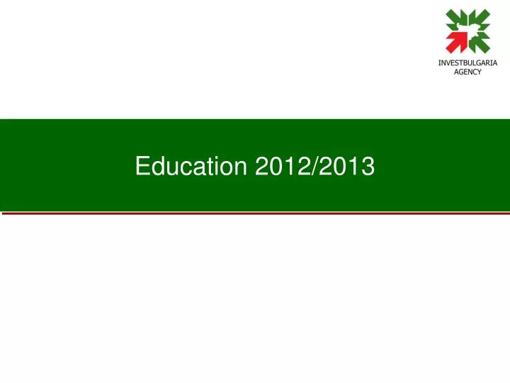 education 2012 2013