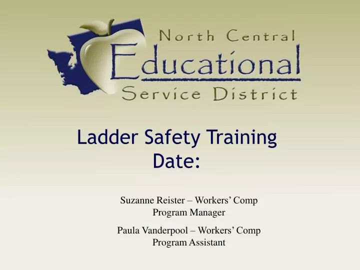 ladder safety training date