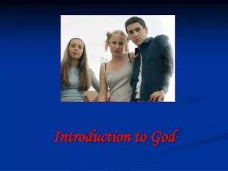 introduction to god