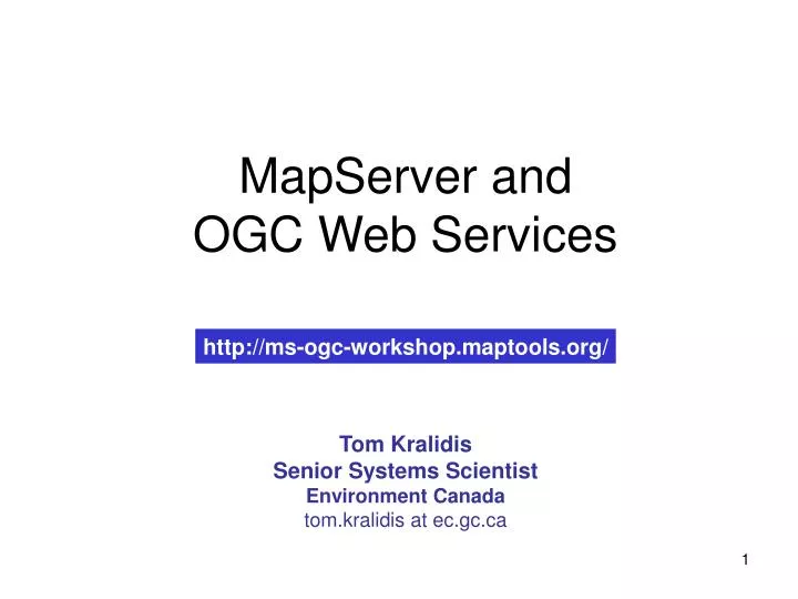 mapserver and ogc web services