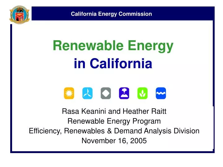 renewable energy in california