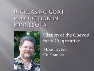Increasing Goat Production in Minnesota