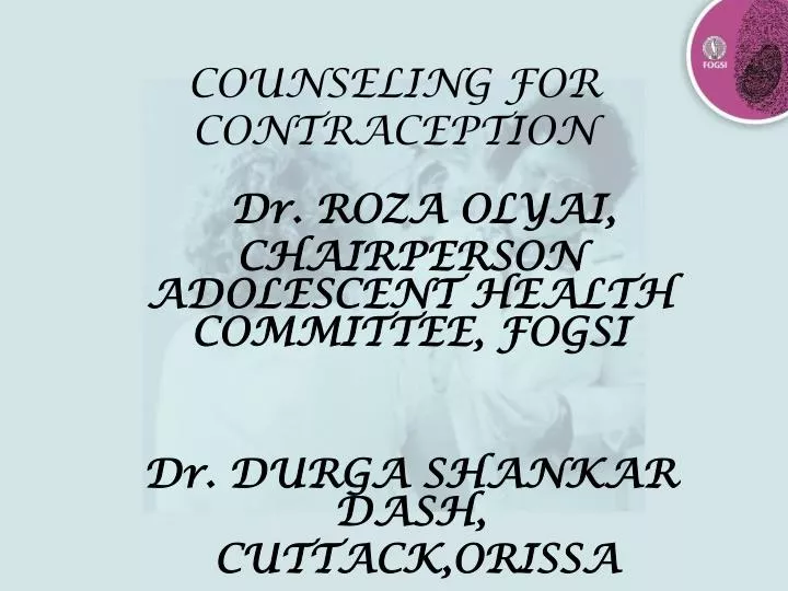 counseling for contraception