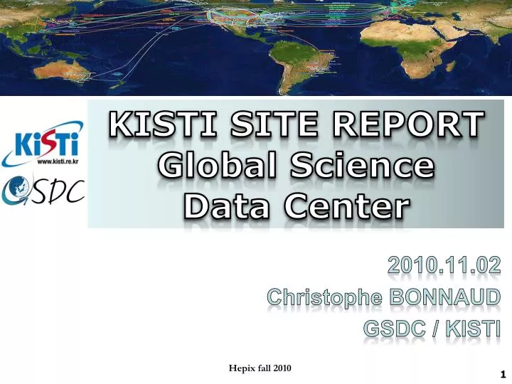 kisti site report global science data center