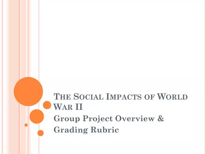 the social impacts of world war ii