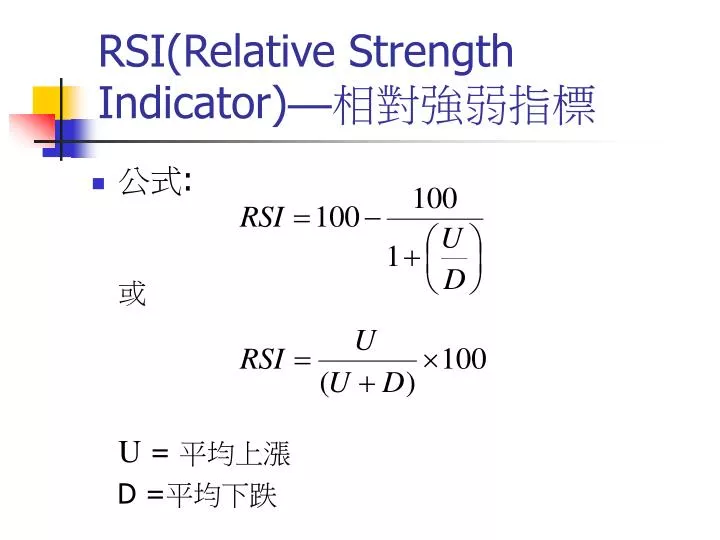 rsi relative strength indicator