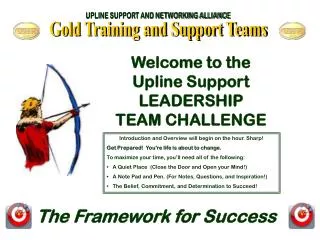 Gold Training and Support Teams