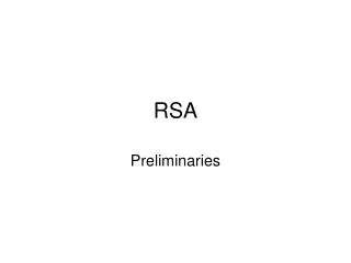 RSA