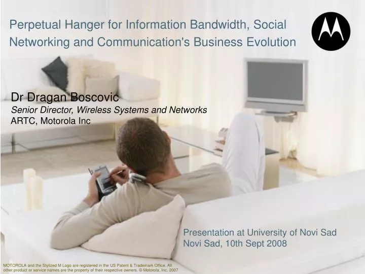 perpetual hanger for information bandwidth social networking and communication s business evolution