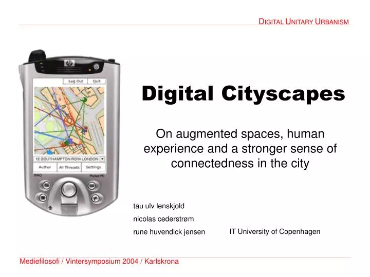 digital cityscapes