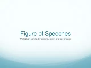 Figure of Speeches